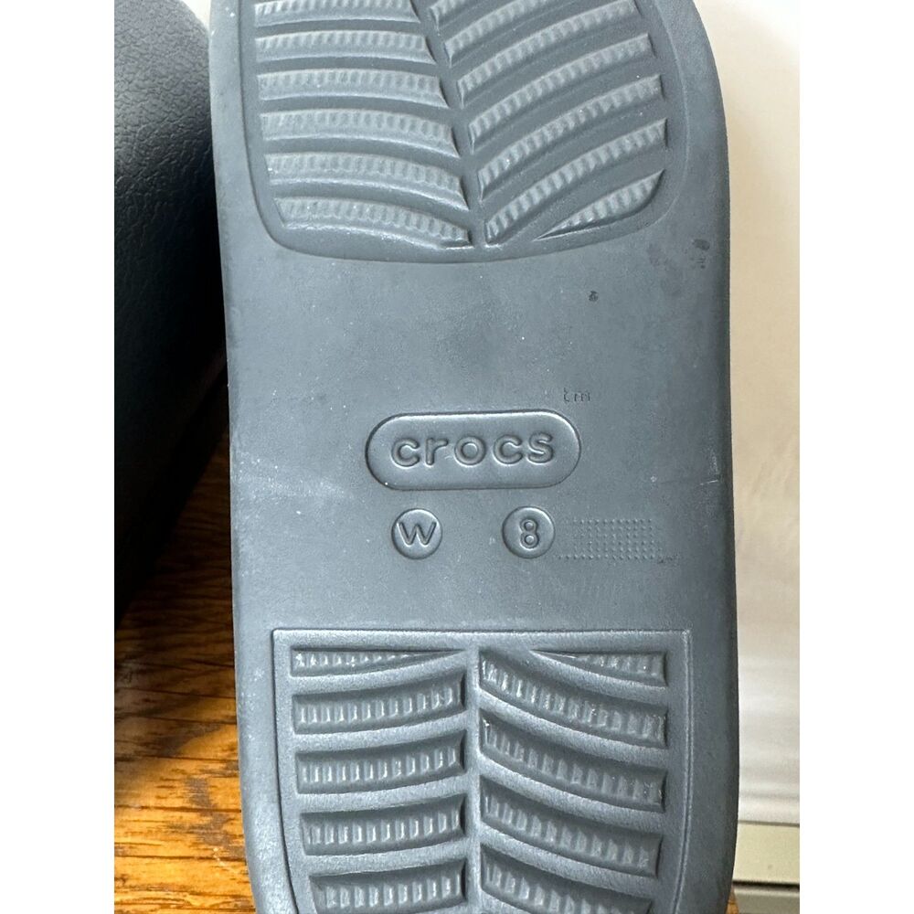 Crocs Dylan Platform Women's Slip On Comfort Clogs Shoes Black Size 8 - Picture 7 of 7